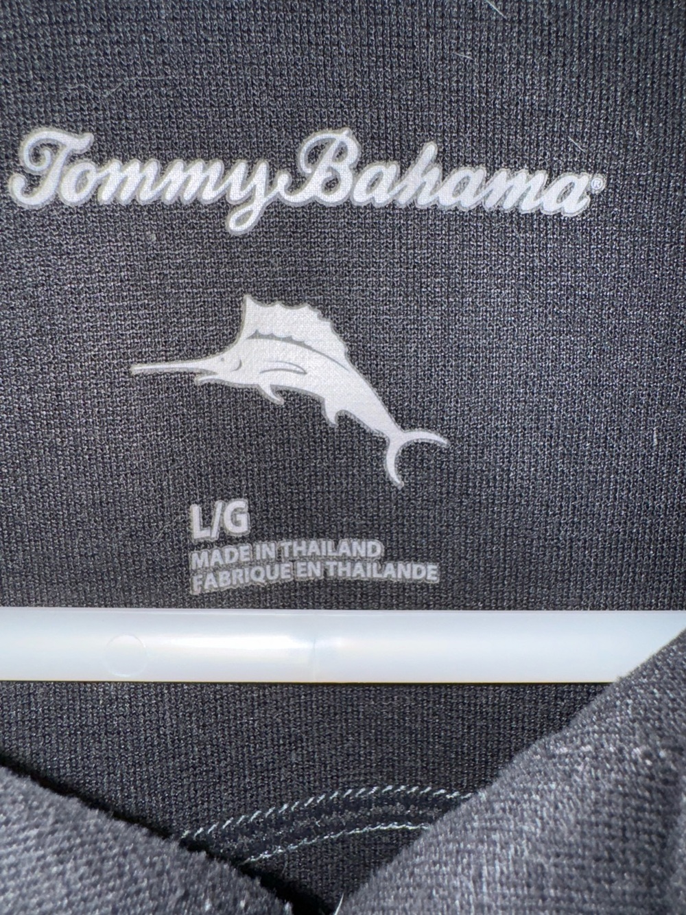 Tommy Bahama Black Emissary IslandZone Polo Shirt Large - Picture 5 of 5
